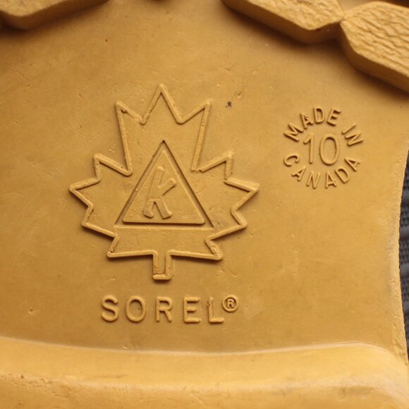 Sorel Kaufman Canada Snow Insulated Winter Men's Size 10 Boots Black - Picture 4 of 9